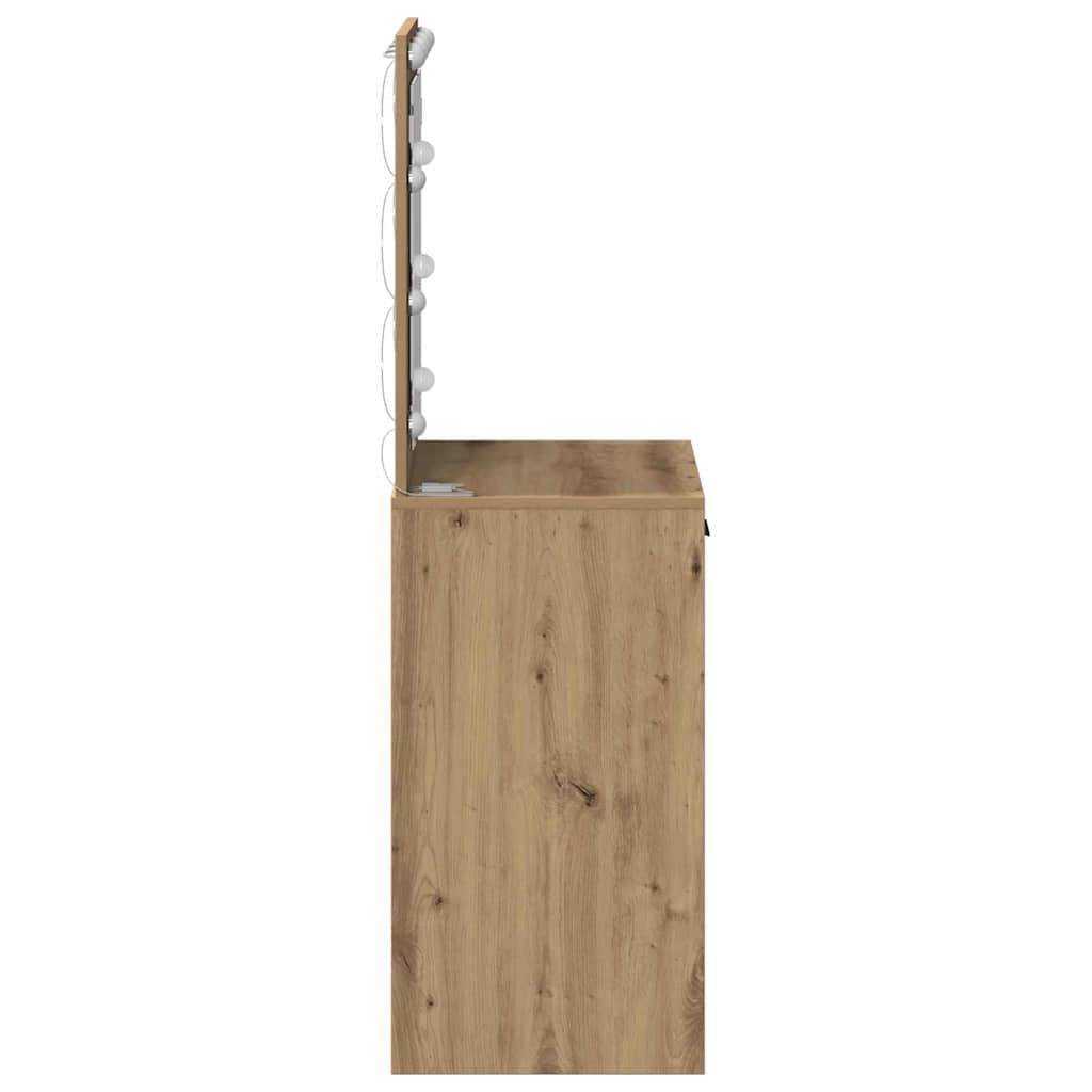 Sminkbord med låda Artisan Ek 50 x 41 x 135 cm