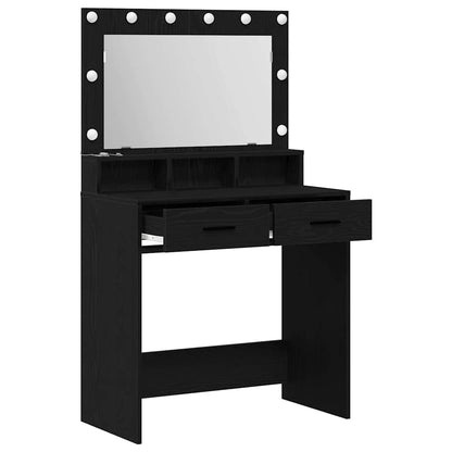 Sminkbord Svart Ek 79 x 41 x 135 cm