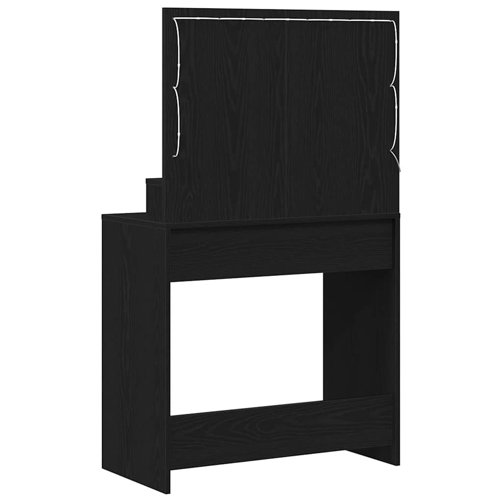 Sminkbord Svart Ek 79 x 41 x 135 cm