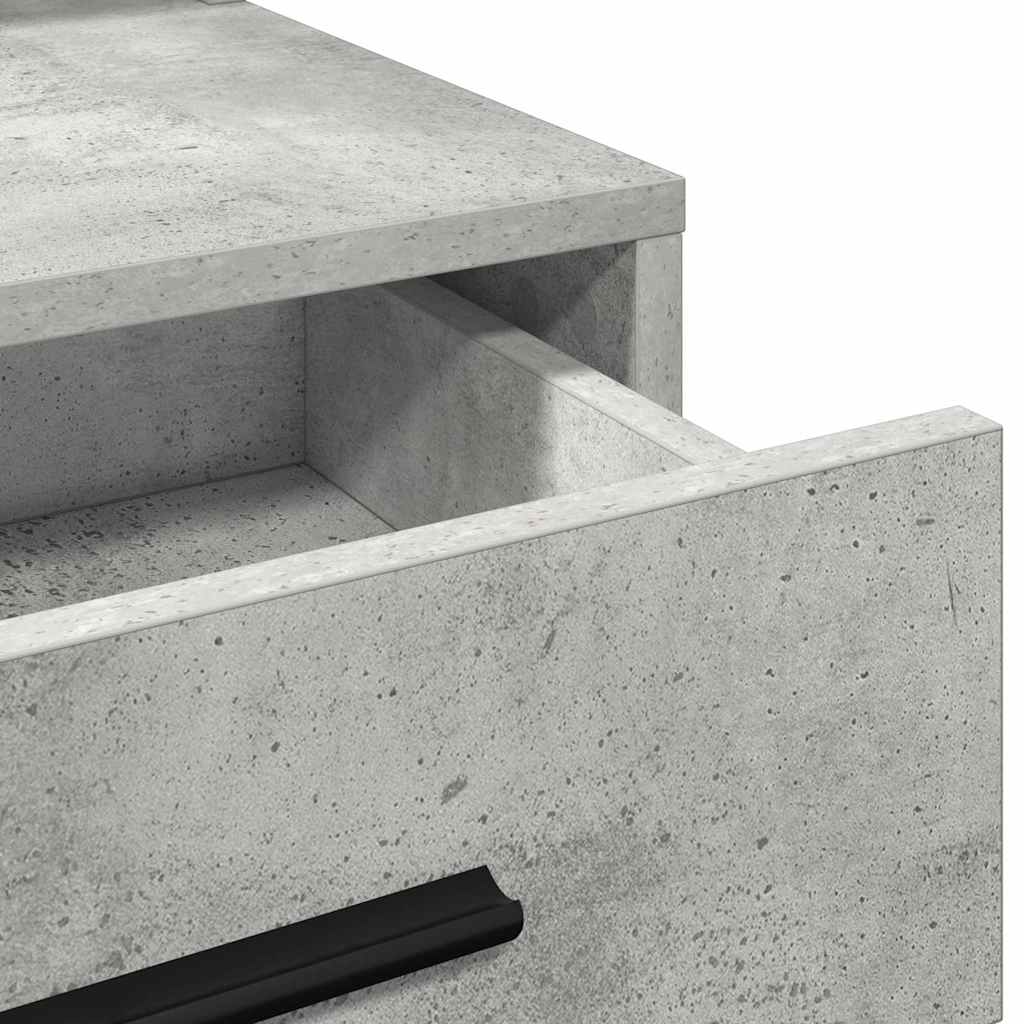 Sminkbord Betonggrå 79 x 41 x 135 cm