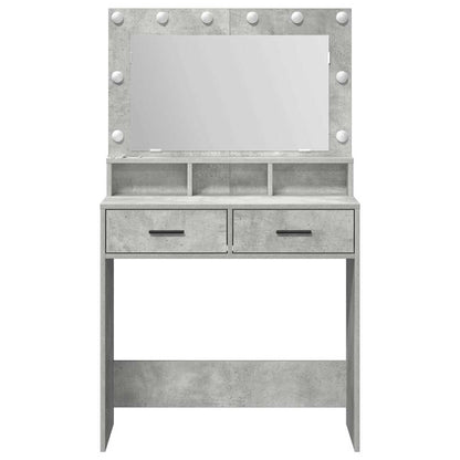 Sminkbord Betonggrå 79 x 41 x 135 cm
