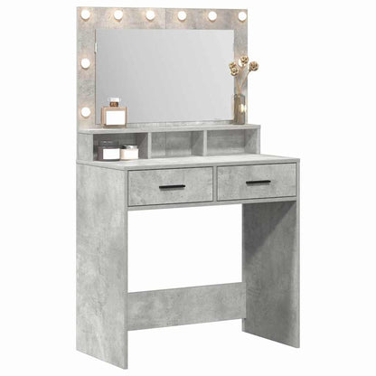 Sminkbord Betonggrå 79 x 41 x 135 cm