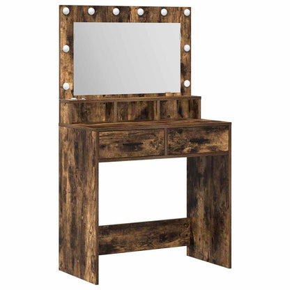 Sminkbord Rökfärgad Ek 79 x 41 x 135 cm