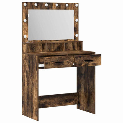 Sminkbord Rökfärgad Ek 79 x 41 x 135 cm
