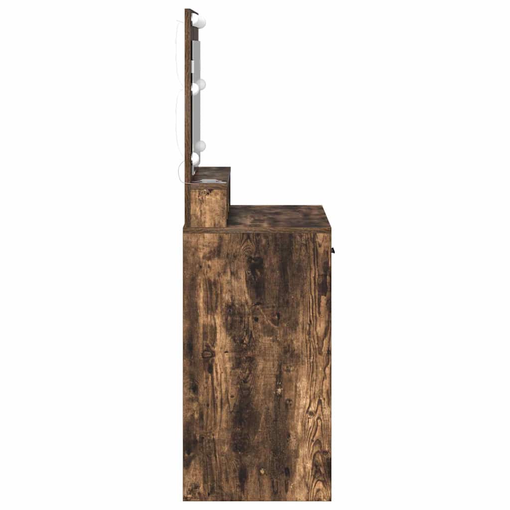 Sminkbord Rökfärgad Ek 79 x 41 x 135 cm