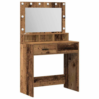 Sminkbord Gammalt Trä 79 x 41 x 135 cm