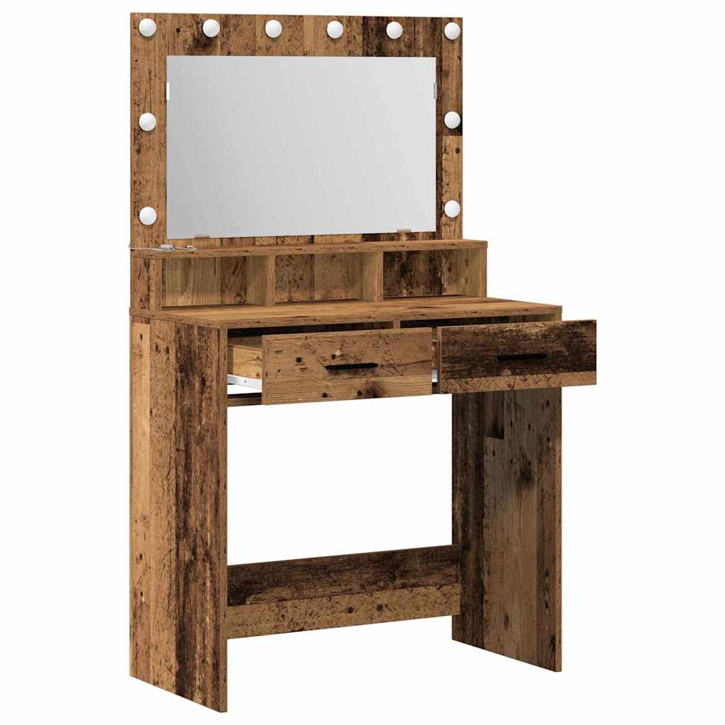 Sminkbord Gammalt Trä 79 x 41 x 135 cm
