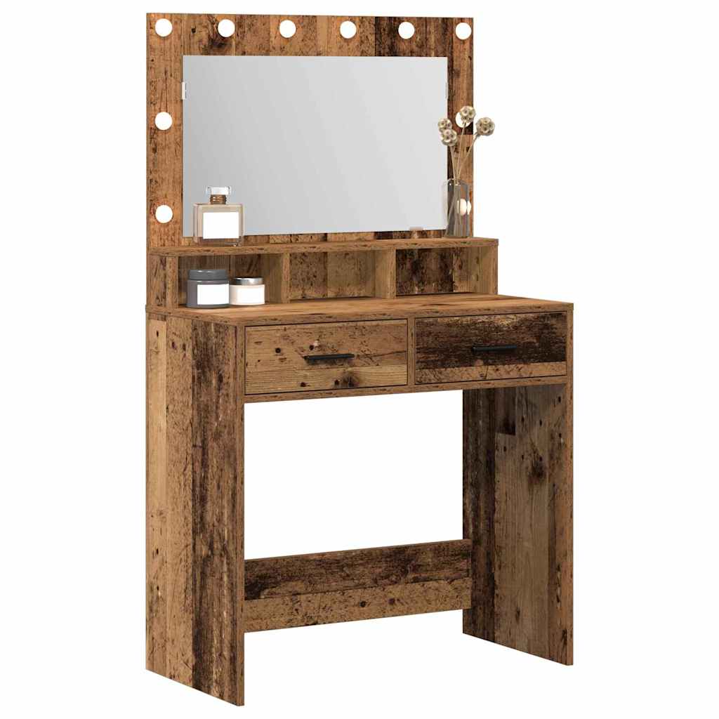 Sminkbord Gammalt Trä 79 x 41 x 135 cm