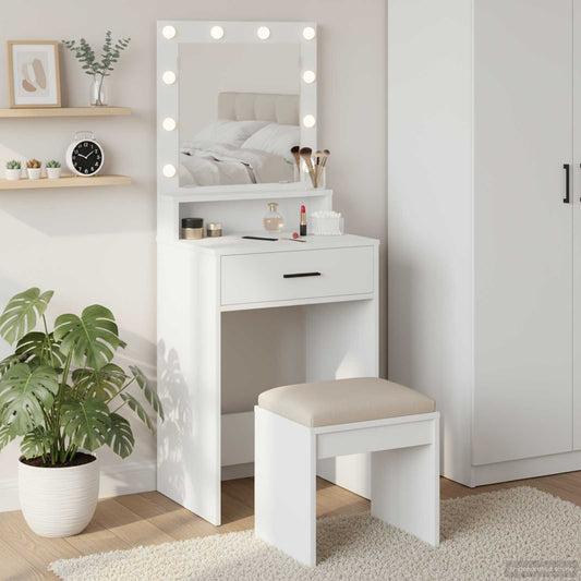 Sminkbord Vit 50 x 41 x 135 cm