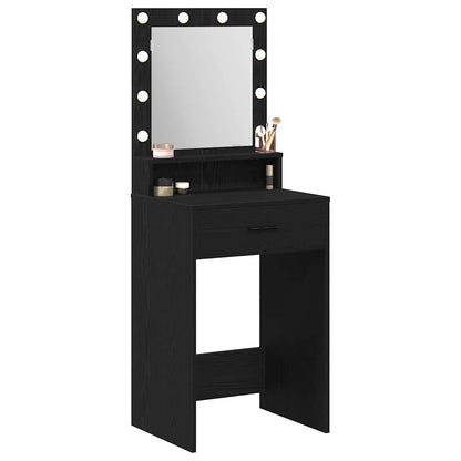 Sminkbord Svart Ek 50 x 41 x 135 cm