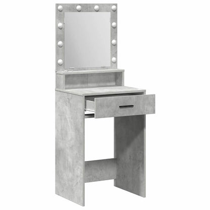 Sminkbord Betonggrå 50 x 41 x 135 cm