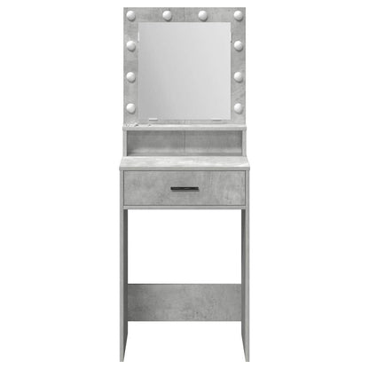 Sminkbord Betonggrå 50 x 41 x 135 cm