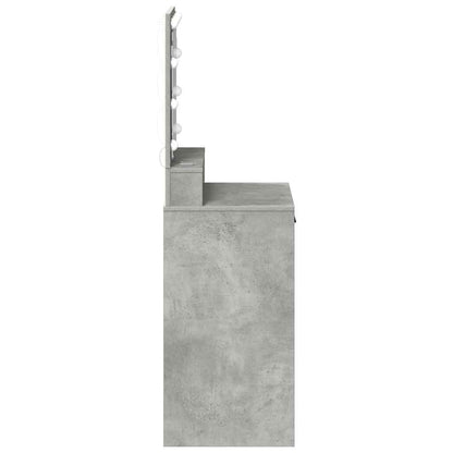 Sminkbord Betonggrå 50 x 41 x 135 cm