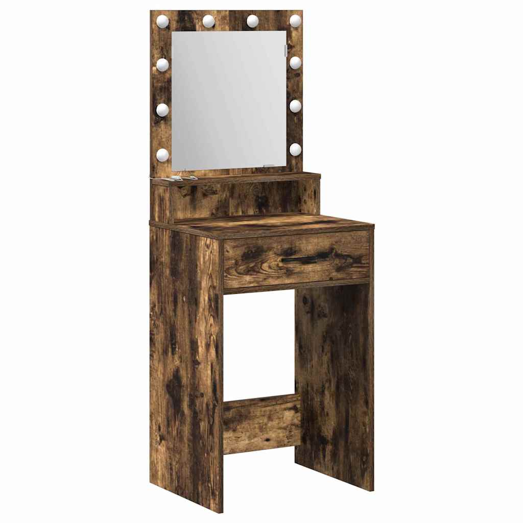 Sminkbord Rökfärgad Ek 50 x 41 x 135 cm