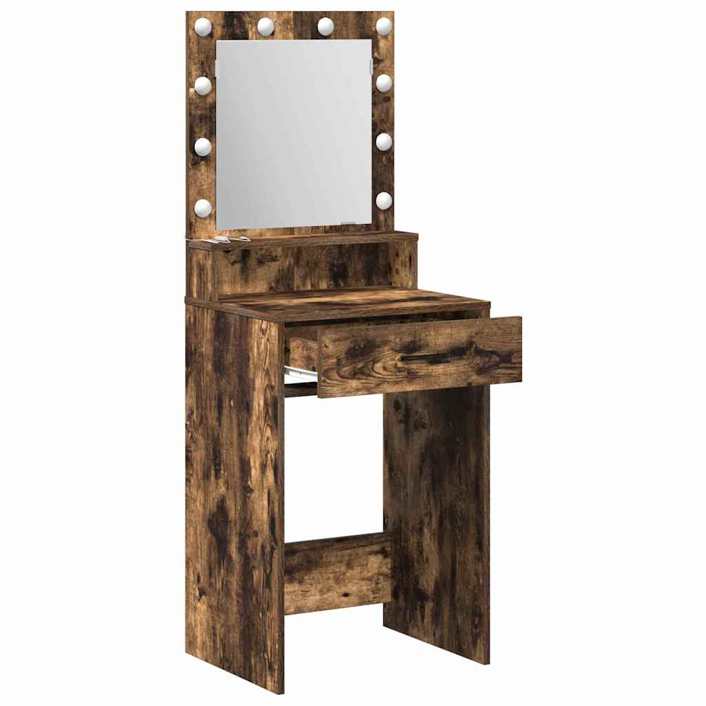 Sminkbord Rökfärgad Ek 50 x 41 x 135 cm
