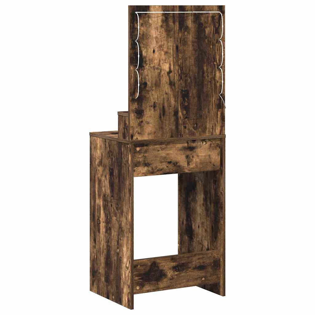 Sminkbord Rökfärgad Ek 50 x 41 x 135 cm