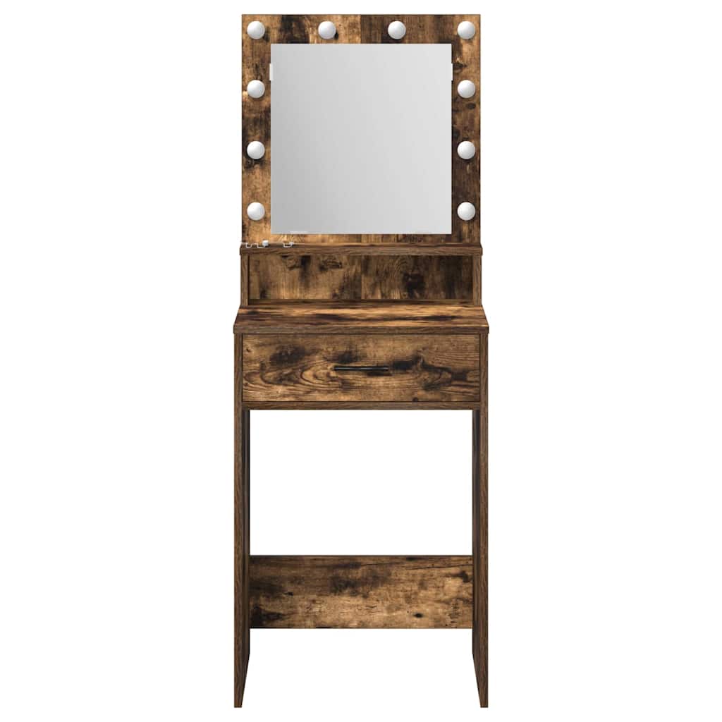 Sminkbord Rökfärgad Ek 50 x 41 x 135 cm