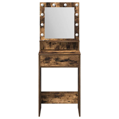 Sminkbord Rökfärgad Ek 50 x 41 x 135 cm