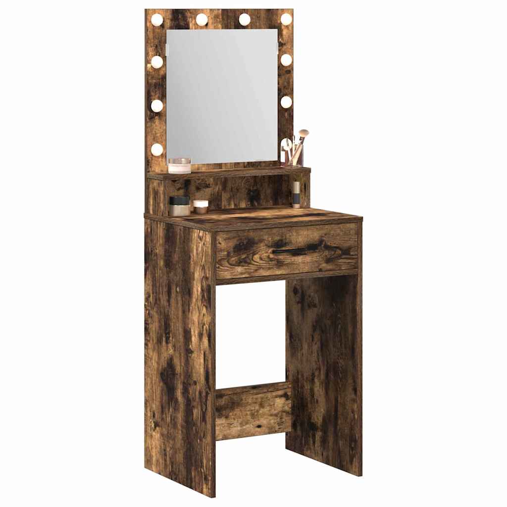 Sminkbord Rökfärgad Ek 50 x 41 x 135 cm
