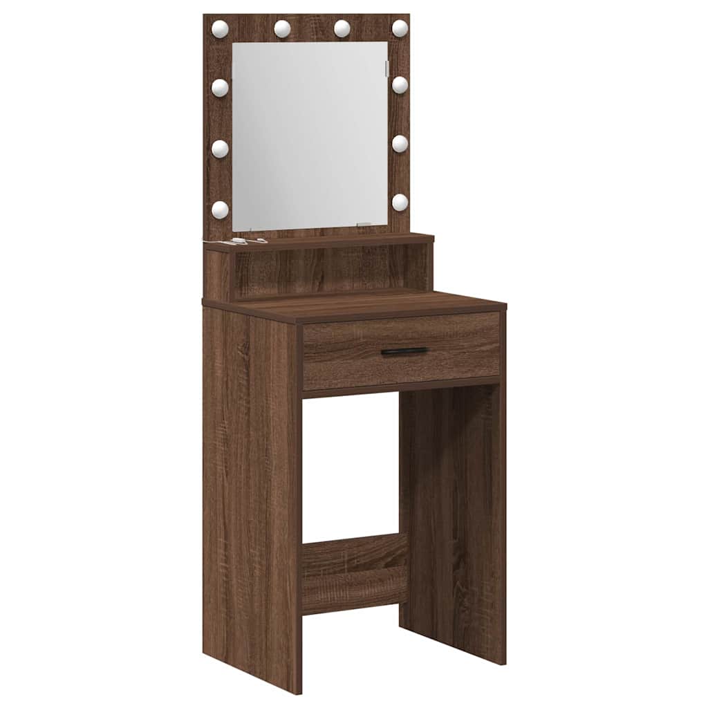 Sminkbord Brun Ek 50 x 41 x 135 cm