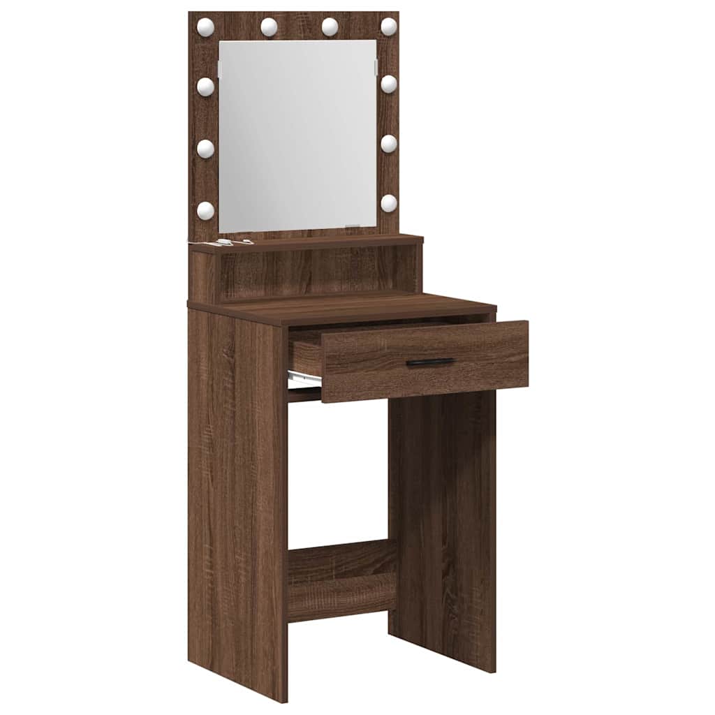 Sminkbord Brun Ek 50 x 41 x 135 cm