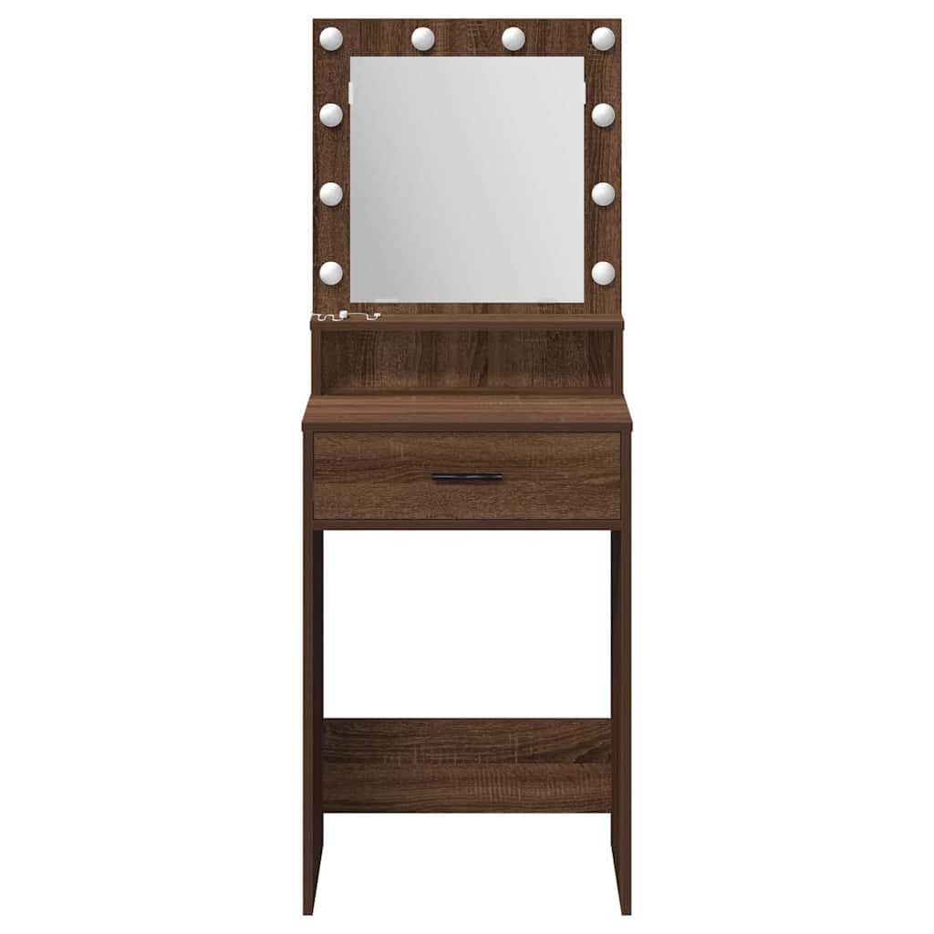 Sminkbord Brun Ek 50 x 41 x 135 cm
