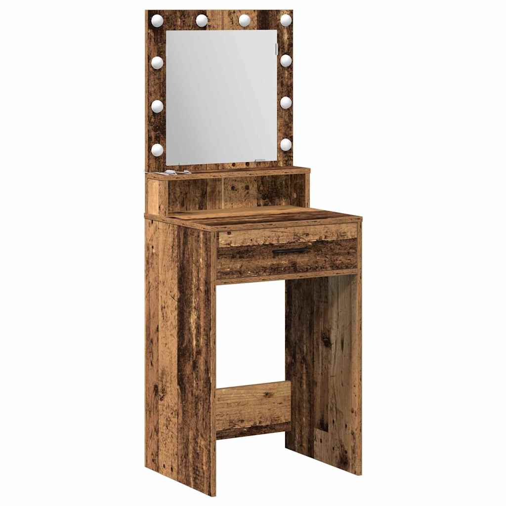 Sminkbord Gammalt Trä 50 x 41 x 135 cm