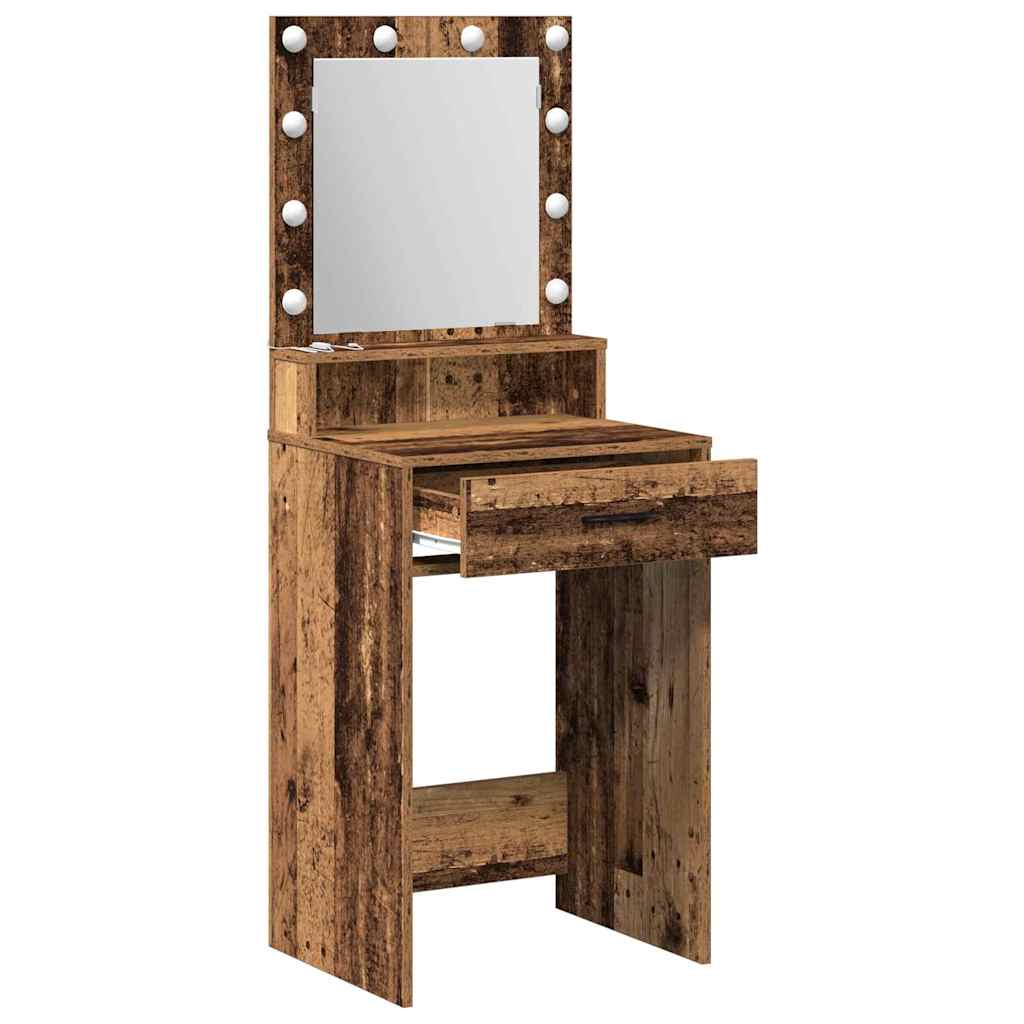 Sminkbord Gammalt Trä 50 x 41 x 135 cm
