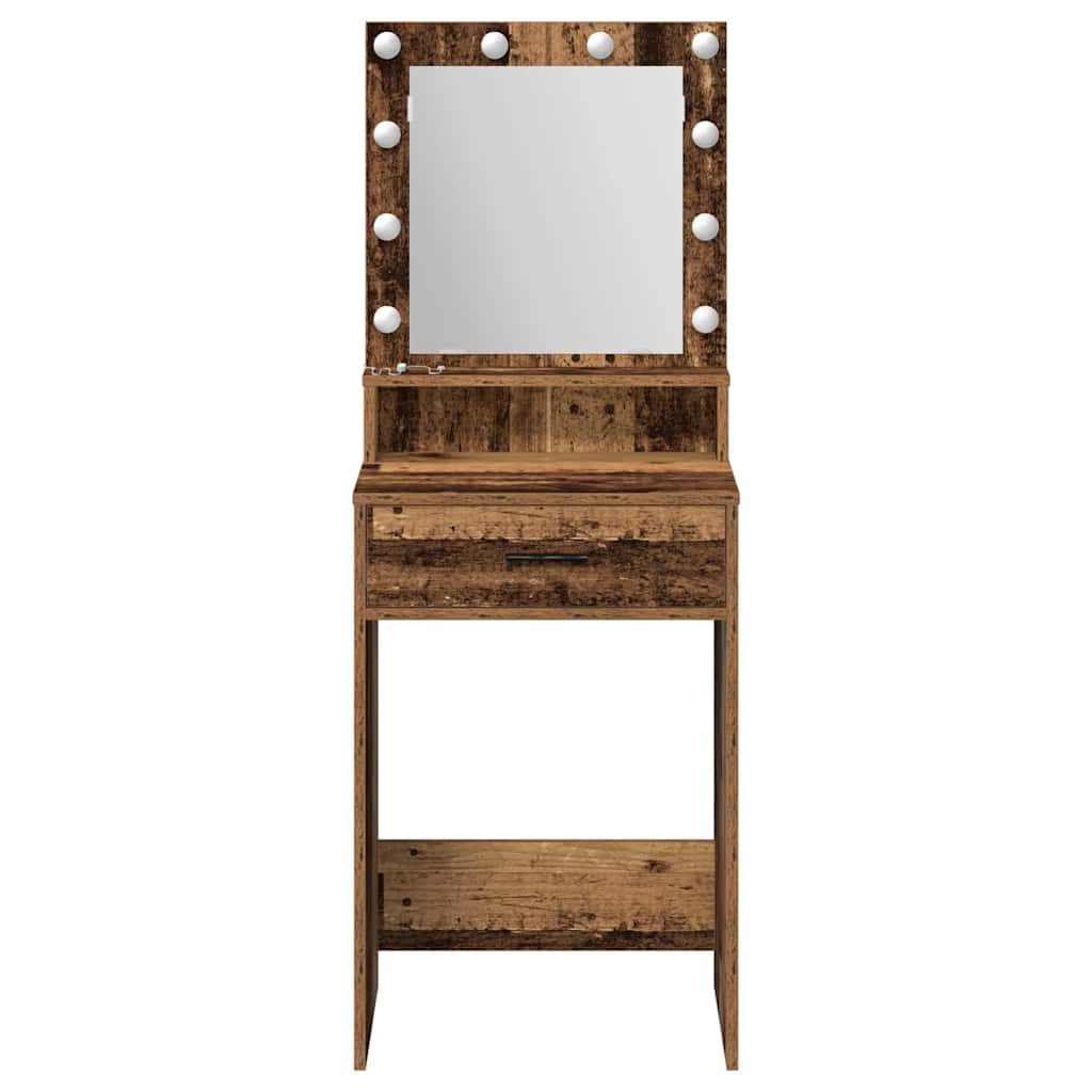 Sminkbord Gammalt Trä 50 x 41 x 135 cm