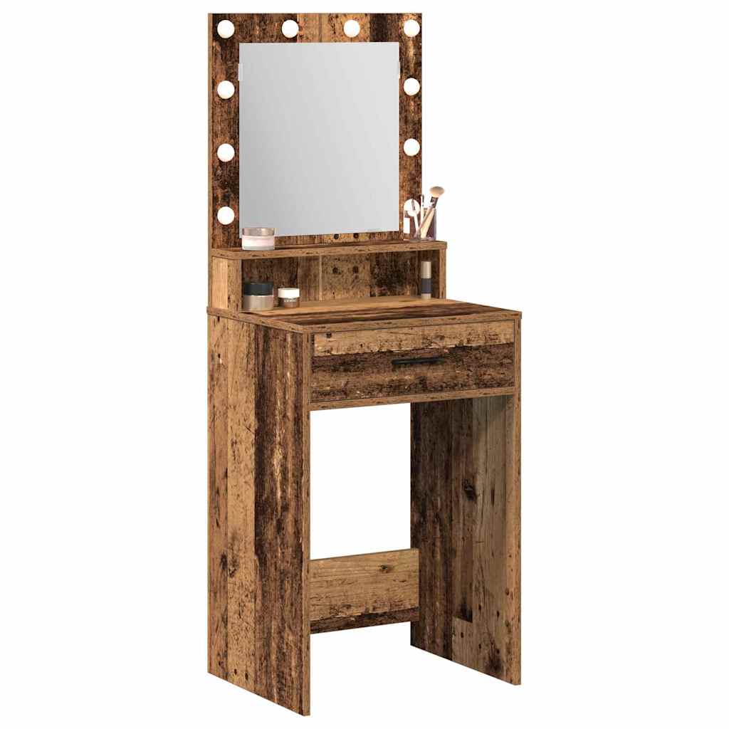 Sminkbord Gammalt Trä 50 x 41 x 135 cm