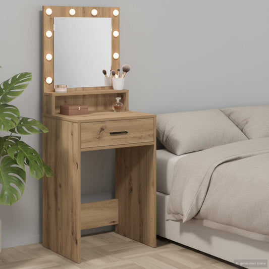 Sminkbord Artisan Ek 50 x 41 x 135 cm