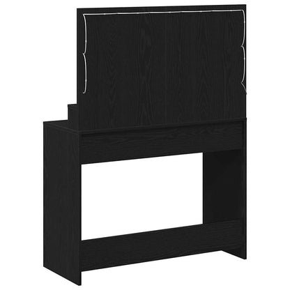 Sminkbord Svart Ek 100 x 41 x 135 cm
