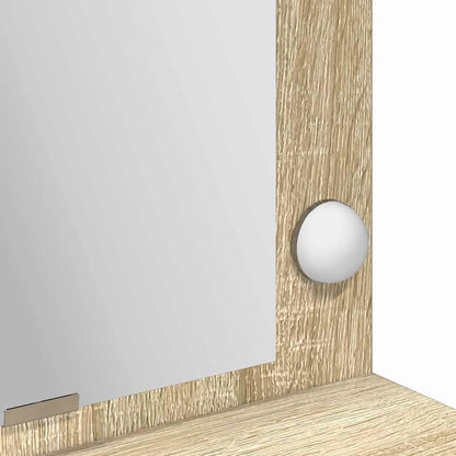Sminkbord Sonoma Ek 100 x 41 x 135 cm