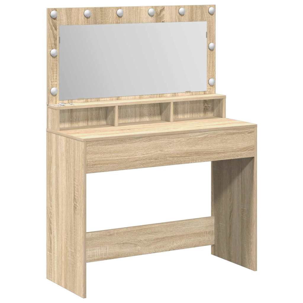Sminkbord Sonoma Ek 100 x 41 x 135 cm