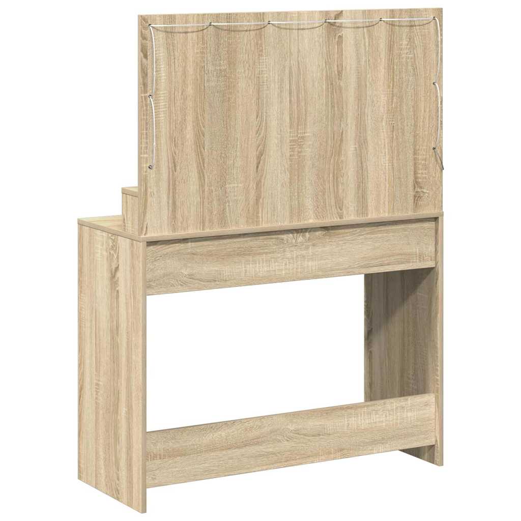 Sminkbord Sonoma Ek 100 x 41 x 135 cm