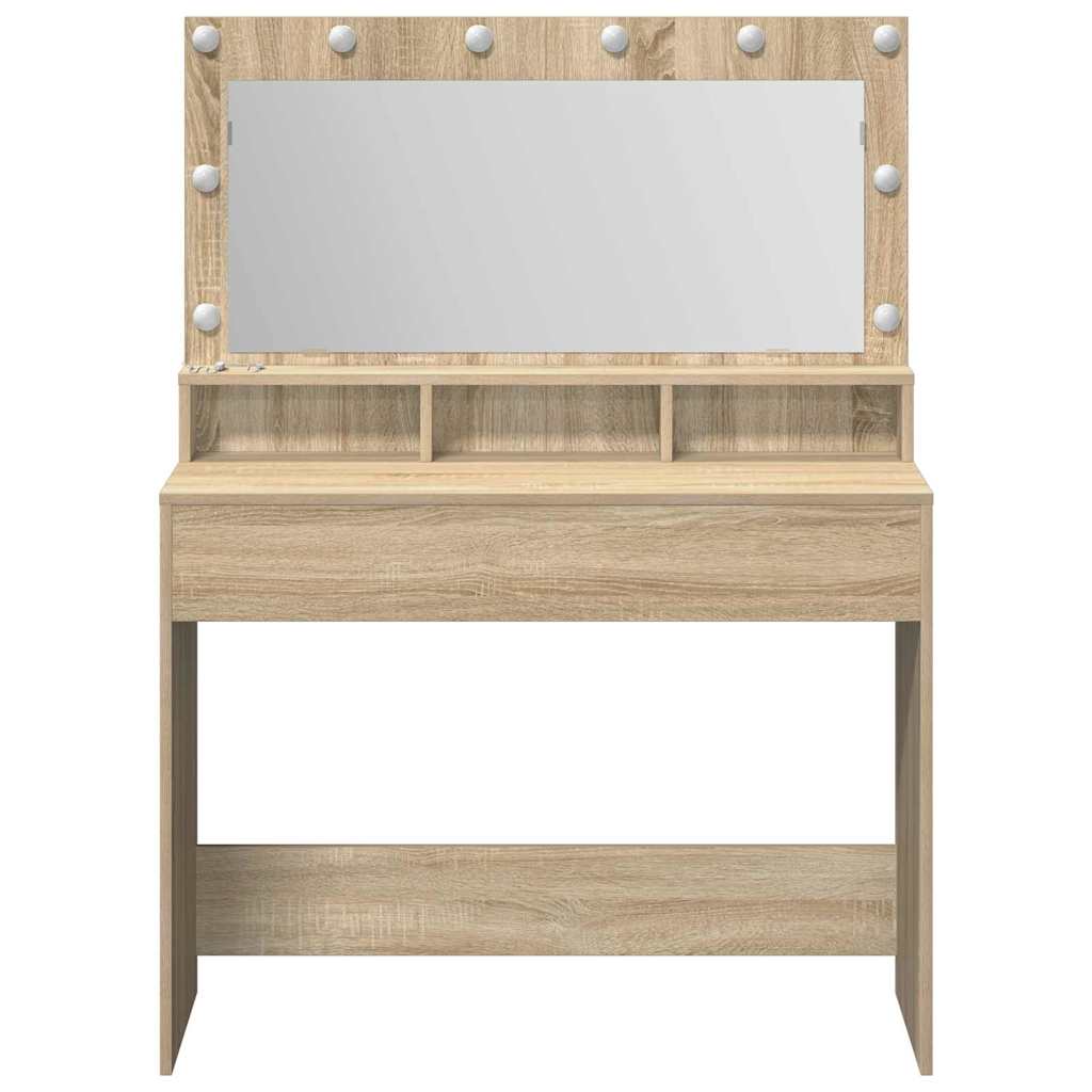 Sminkbord Sonoma Ek 100 x 41 x 135 cm