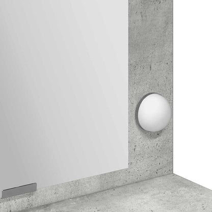Sminkbord Betonggrå 100 x 41 x 135 cm