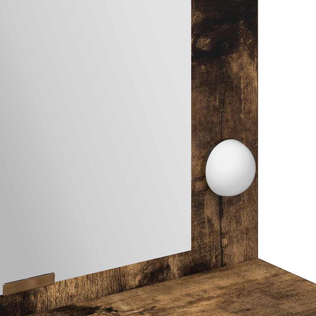 Sminkbord Rökfärgad Ek 100 x 41 x 135 cm