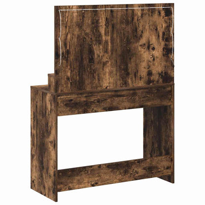 Sminkbord Rökfärgad Ek 100 x 41 x 135 cm