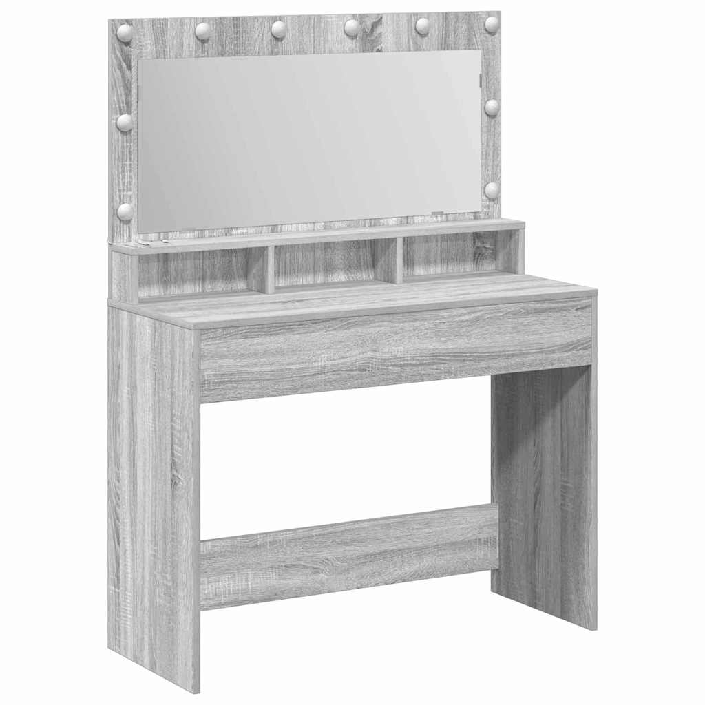 Sminkbord Sonoma Grå 100 x 41 x 135 cm