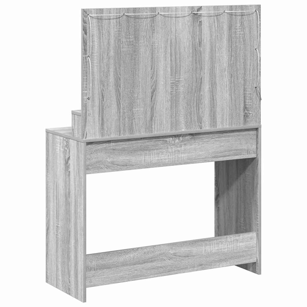 Sminkbord Sonoma Grå 100 x 41 x 135 cm