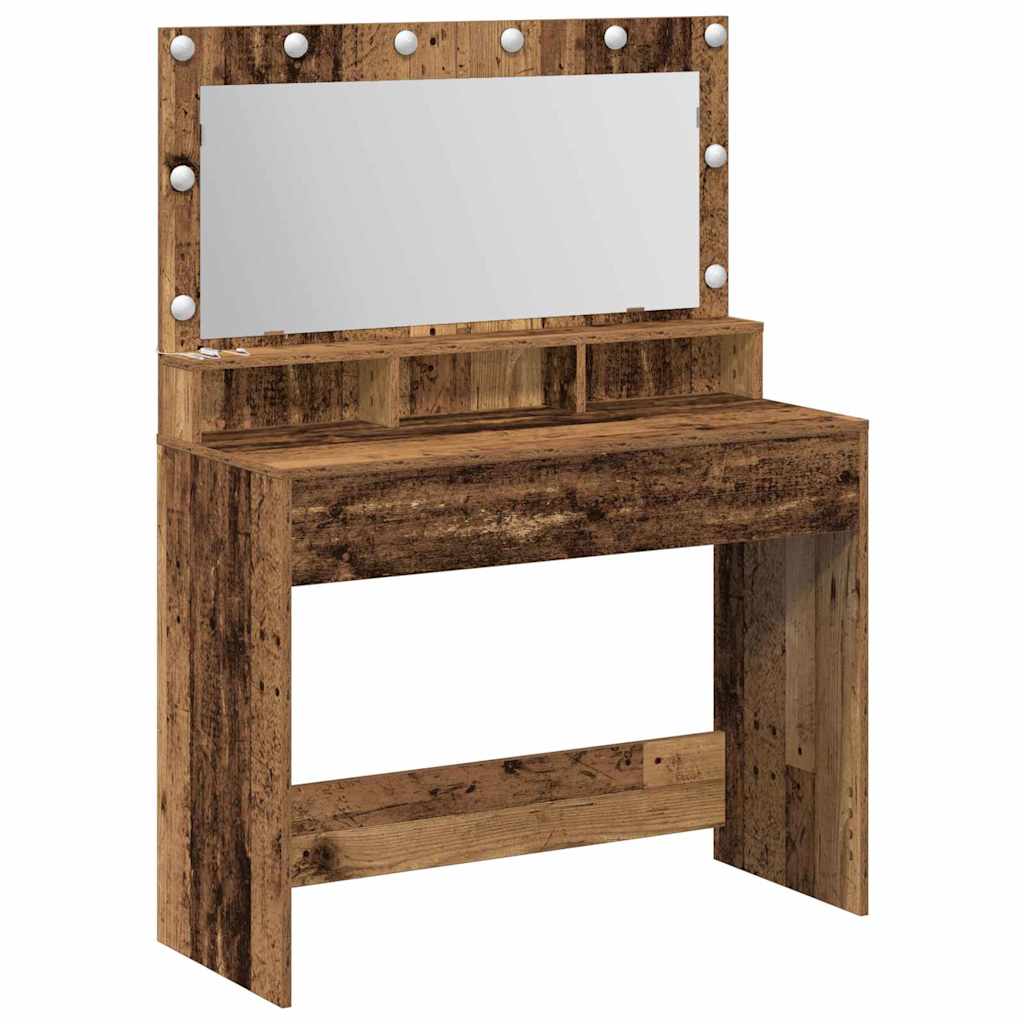 Sminkbord Gammalt Trä 100 x 41 x 135 cm
