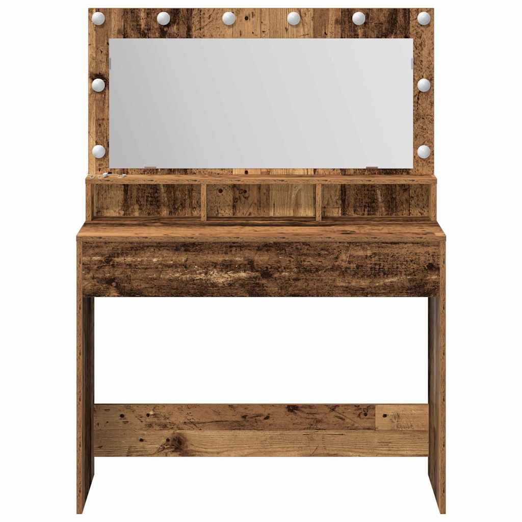 Sminkbord Gammalt Trä 100 x 41 x 135 cm