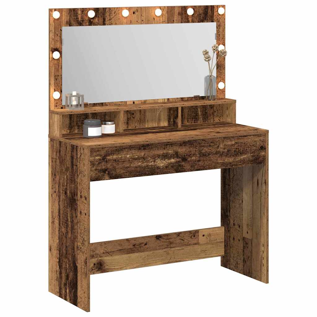 Sminkbord Gammalt Trä 100 x 41 x 135 cm