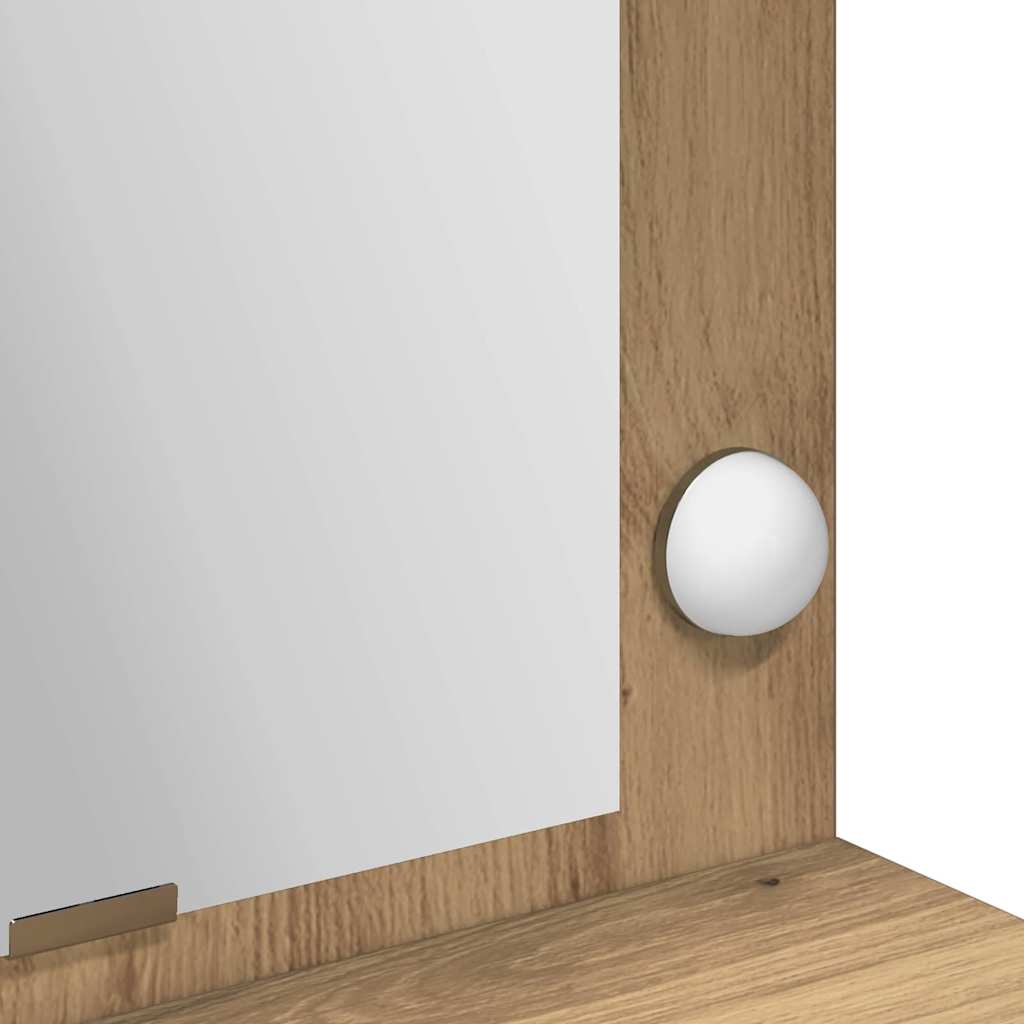 Sminkbord Artisan Ek 100 x 41 x 135 cm