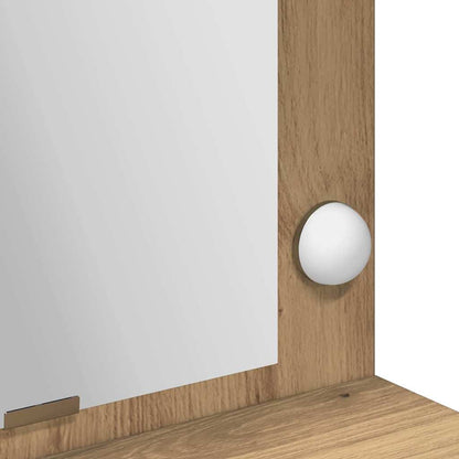 Sminkbord Artisan Ek 100 x 41 x 135 cm