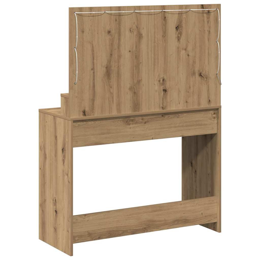 Sminkbord Artisan Ek 100 x 41 x 135 cm