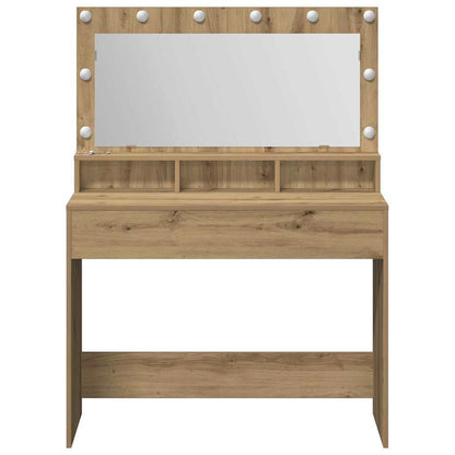Sminkbord Artisan Ek 100 x 41 x 135 cm