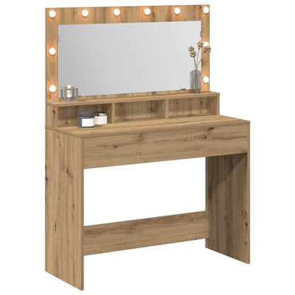 Sminkbord Artisan Ek 100 x 41 x 135 cm