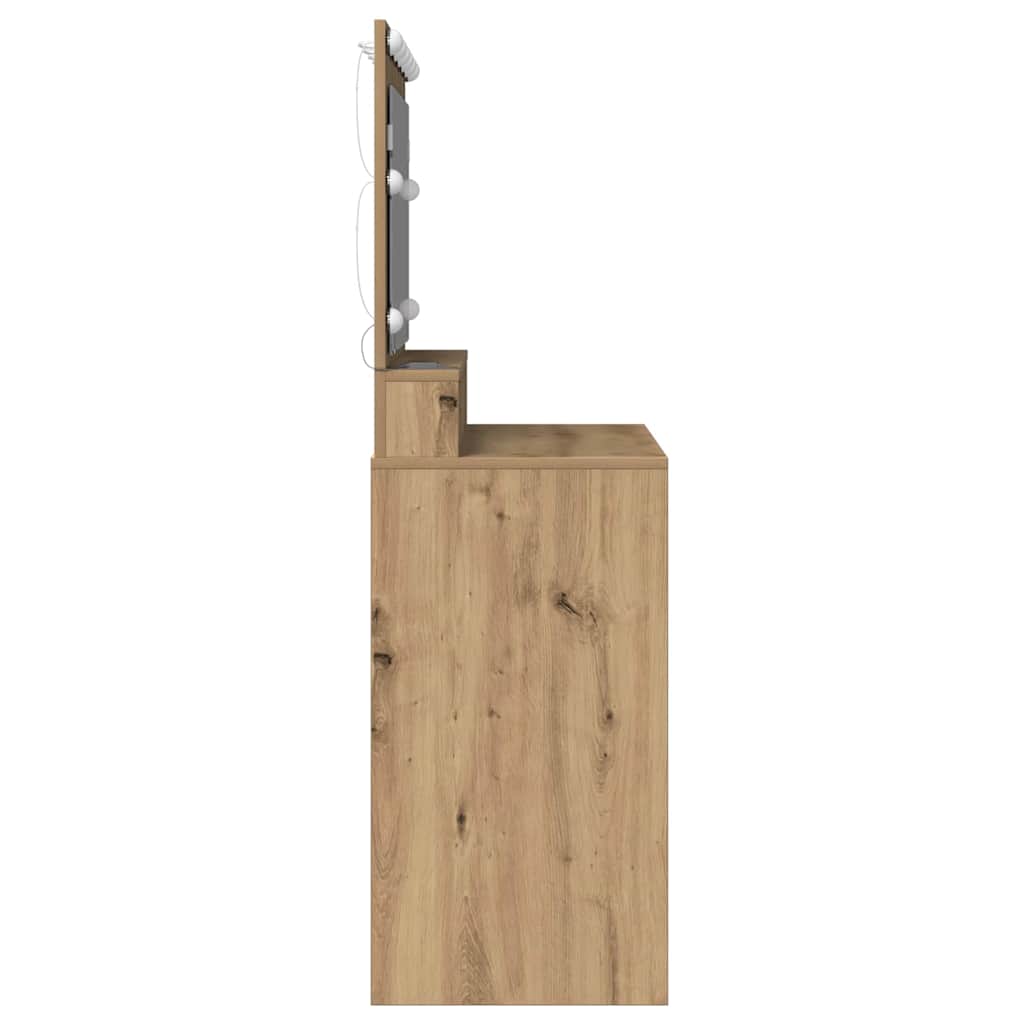 Sminkbord Artisan Ek 100 x 41 x 135 cm